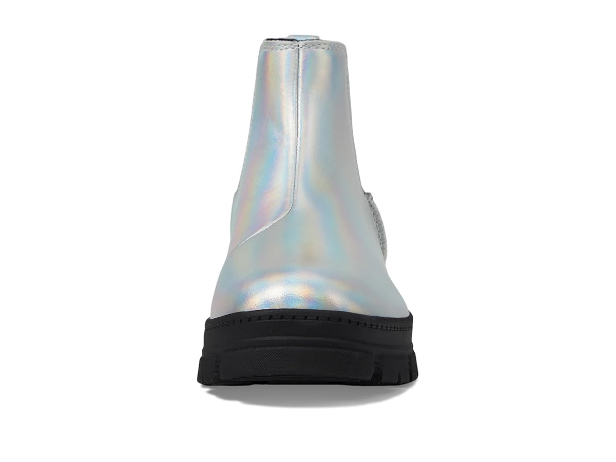 Amazon.com | UGG Girls K Ashton Chelsea Shine Boot, Silver
